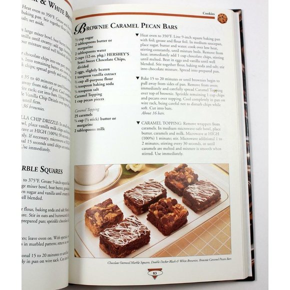 Hershey's Chocolate Lover's Cookbook 175 Delicious Recipes HC 1993 - Picture 7 of 12